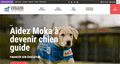 Desktop Screenshot of chiens-guides-idf.fr